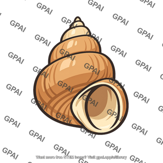 Gastropod shell spiral
