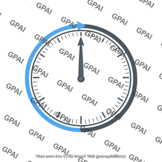 Stylized clock face
