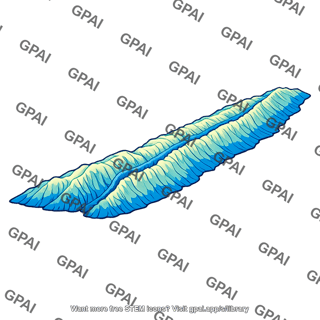 Mid ocean ridge bathymetric