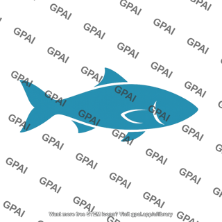 Marine life single generic icon