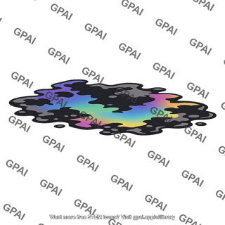 Sea surface oil slick