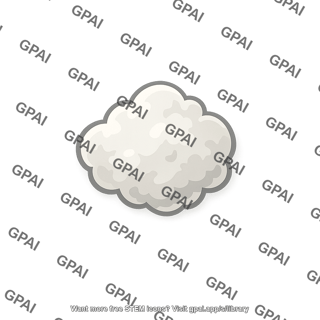 Stylized cloud