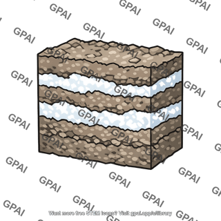 Gas hydrate ocean floor sample