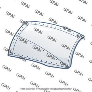 Airplane part plastic
