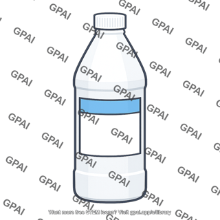 Household cleaner bottle