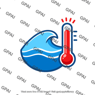 Ocean temperature high