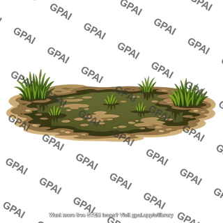 Swamp marshy patch