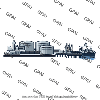 Industrial oil port