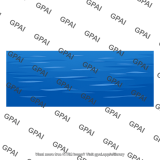 Blue water surface