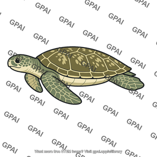 Green sea turtle