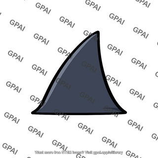 Dorsal fin triangular