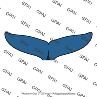 Tail fluke smooth edged