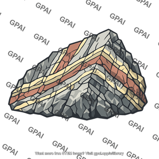 Uplifted rock