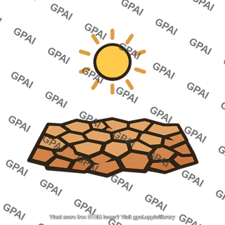 Drought with sun