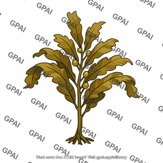 Brown alga large thallus