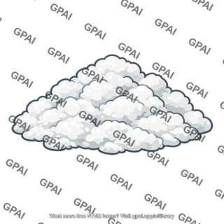 Fluffy cloud