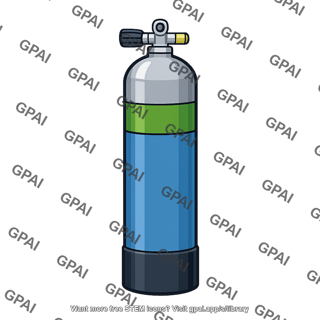 Gas mixture cylinder