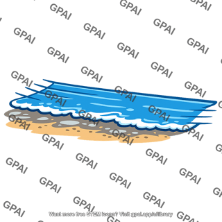 Ocean wave on beach