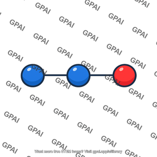 Nitrous oxide molecule