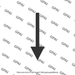 Gravity force arrow