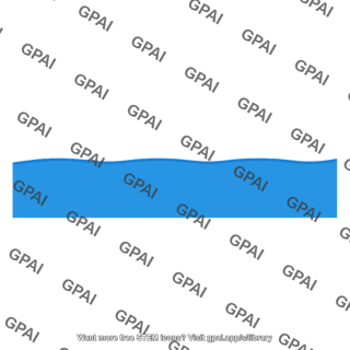 Blue water surface