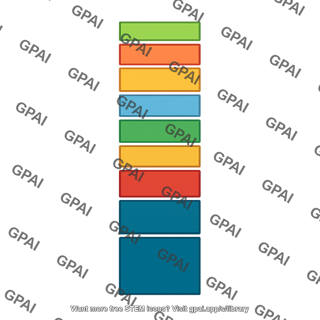 Colored block stack