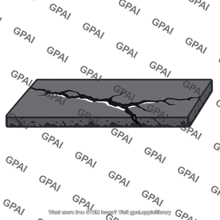 Pavement cracked