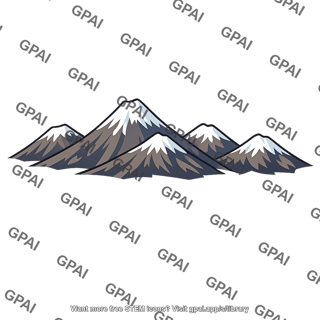 Snow capped mountains