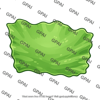 Green alga sheetlike