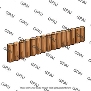 Groin wood piling