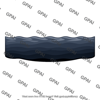 Anoxic water dark layer