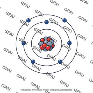 Stylized atom
