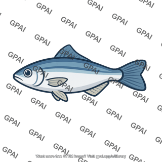 Fish fan tailed