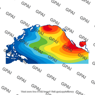 Wave height map