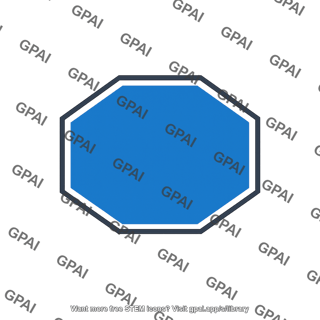 Blue octagon