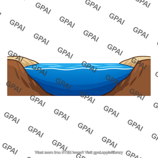 Deep high volume river