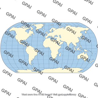 Earth surface map