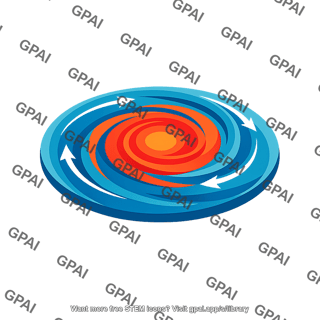 Warm core eddy