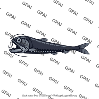 Viper fish chauliodus sloani