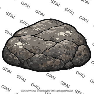Sea floor rock weathered