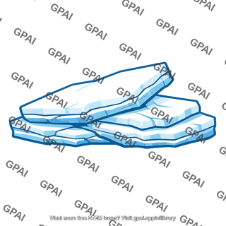 Rafted ice