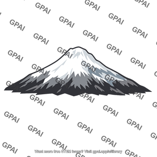 Snow capped mountain