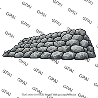 Stone seawall