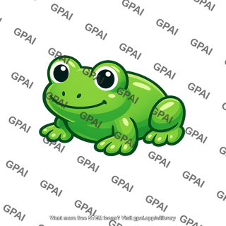 Plastic bathtub toy frog