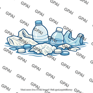 Floating plastic