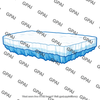 Sea ice thickened