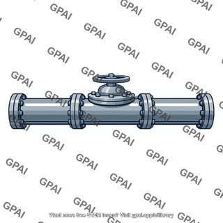 Industrial pipe valve