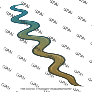 Winding river