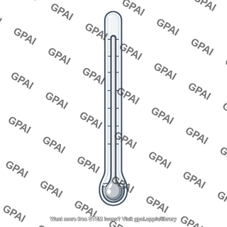 Empty thermometer