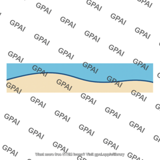 Beach shoreline